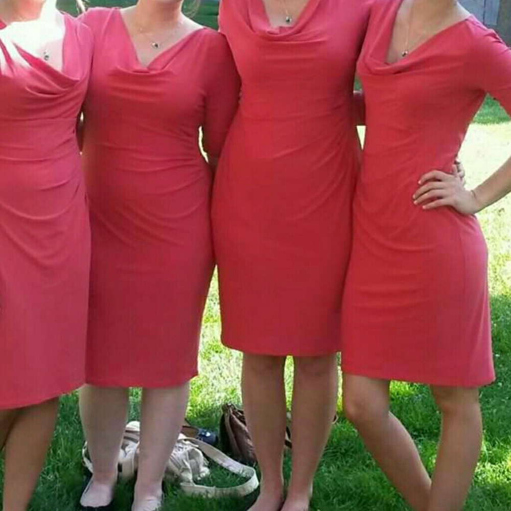 Coral Anne Klein Dress